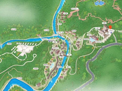 龙亭结合景区手绘地图智慧导览和720全景技术，可以让景区更加“动”起来，为游客提供更加身临其境的导览体验。